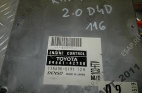 TOYOTA RAV 4 2.0 D4D БЛОК УПРАВЛЕНИЯ 89661 42780