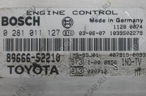 Toyota Yaris 1,4D4D-БЛОК УПРАВЛЕНИЯ Bosch 0281011127