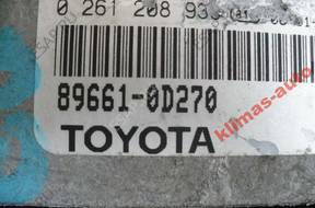 TOYOTA YARIS II 1.0 БЛОК УПРАВЛЕНИЯ 0261208936