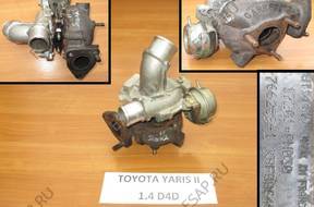 TOYOTA YARIS II 1.4 D4D ТУРБОКОМПРЕССОР