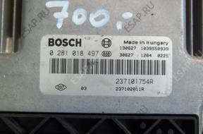 TRAFIC VIVARO БЛОК УПРАВЛЕНИЯ ДВИГАТЕЛЕМ 2.0DCI 0281018497