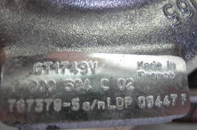 ТУРБИНА 7800594C02 BMW 1 E87 E-87 118D N47D20A