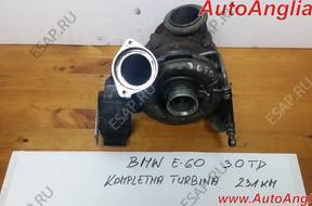 ТУРБИНА kompletna BMW E60  3,0D 231 KM  M57N2