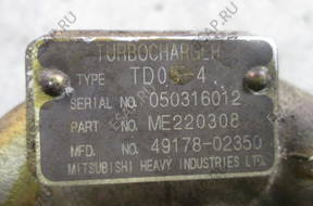 ТУРБИНА MITSUBISHI CANTER TD05-4