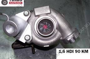 ТУРБОКОМПРЕССОР 1,6 HDI citroen Picasso C-MAX FOCUS