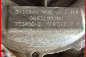 ТУРБОКОМПРЕССОР 9663199280 PEUGEOT 207 1,6 HDI 110