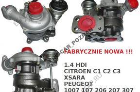 ТУРБОКОМПРЕССОР CITROEN C2 C3 107 206 307 1.4 HDi