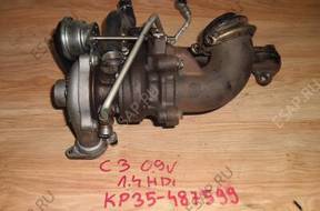 ТУРБОКОМПРЕССОР Citroen C3 C2 C4 1.4 HDI 2010 год.