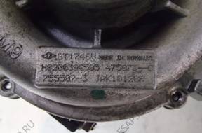 ТУРБОКОМПРЕССОР GT1746V LAGUNA II 1.9 DCI 130KM 2007 год