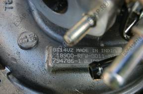 ТУРБОКОМПРЕССОР HONDA CRV 2.2 ДИЗЕЛЬ 13-14