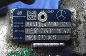 ТУРБОКОМПРЕССОР MERCEDES GLK 2.2CDI A6510904980