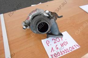 ТУРБОКОМПРЕССОР  Peugeot 207 1.6 HDI
