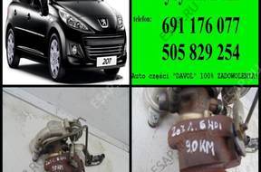 ТУРБОКОМПРЕССОР  PEUGEOT 207 307 C4 1.6 HDI