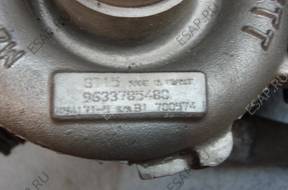 ТУРБОКОМПРЕССОР PEUGEOT CITROEN 1.9 TD 9633785480