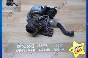 ТУРБОКОМПРЕССОР TD0255206T4 PARTNER 1.6 HDI 90KM