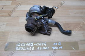 ТУРБОКОМПРЕССОР TD0255206T4 PARTNER 1.6 HDI 90KM