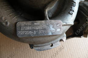 ТУРБОКОМПРЕССОР TOYOTA AVENSIS D4D 2.0 GT1749V