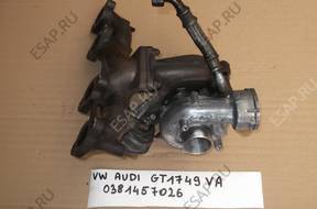 ТУРБОКОМПРЕССОР VW AUDI 1.9 TDI GT1749VA 0381457026