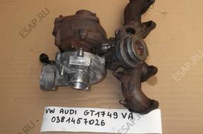 ТУРБОКОМПРЕССОР VW AUDI 1.9 TDI GT1749VA 0381457026