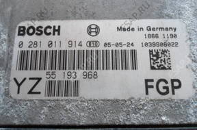 VECTRA C 1.9 CDTI БЛОК УПРАВЛЕНИЯ 0281011914