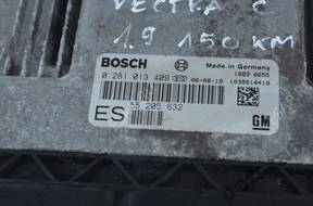 VECTRA C БЛОК УПРАВЛЕНИЯ ДВИГАТЕЛЕМ 0281013409 55205632 ES