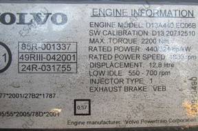 VOLVO FH 13 двигатель комплектный 440 л.с. D13A EURO 5