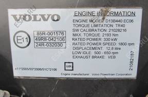 VOLVO FH 13 двигатель комплектный D13 440KM 2008r EURO4
