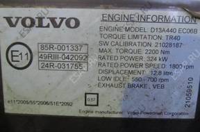 VOLVO FH 13 двигатель kpl 440 л.с. D13A EURO 5 2008 год