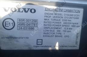VOLVO FM двигатель D13A440 440KM