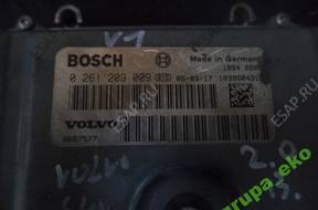 VOLVO S40 2.5T БЛОК УПРАВЛЕНИЯ ДВИГАТЕЛЕМ 0261209009