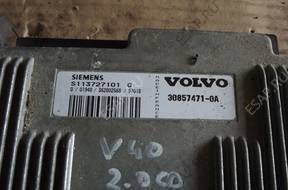 VOLVO V40 S40 20 БЛОК УПРАВЛЕНИЯ 30857471-0A S113727101 G