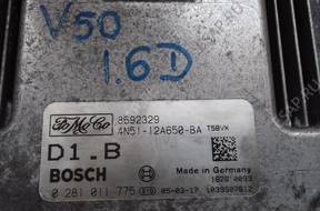 VOLVO V50 S40 04- 1.6D БЛОК УПРАВЛЕНИЯ 4N51-12A650-BA