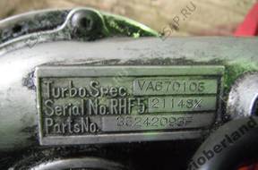 VOYAGER 2.5 CRD 2003 год ТУРБОКОМПРЕССОР VA670105 RHF5