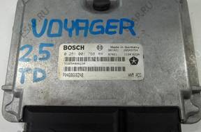 VOYAGER 2.5TD БЛОК УПРАВЛЕНИЯ ДВИГАТЕЛЕМ 0281001768 CHRYSLER