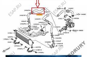 ВОЗДУХОВОД ШЛАНГ ТУРБО NISSAN QASHQAI 1.5dci 14463BB30A