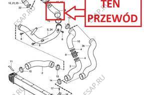 ВОЗДУХОВОД ТУРБО ИНТЕРКУЛЕР/a VOLVO C30 C70 S40 2,0D