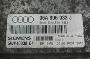 VW AUDI 1.6 AVU БЛОК УПРАВЛЕНИЯ ДВИГАТЕЛЕМ 06a906033j