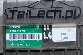 VW audi 1.6 БЛОК УПРАВЛЕНИЯ ДВИГАТЕЛЕМ 0280000711 443907403