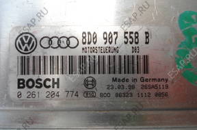 VW Audi БЛОК УПРАВЛЕНИЯ BOSCH 0261204774 8D0907558B