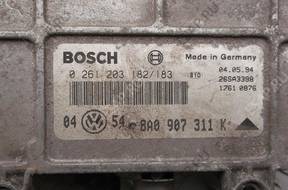 VW AUDI БЛОК УПРАВЛЕНИЯ ДВИГАТЕЛЕМ 8A0907311K 0261203182/183