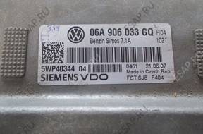 VW AUDI SEAT   БЛОК УПРАВЛЕНИЯ ДВИГАТЕЛЕМ 06A906033GQ