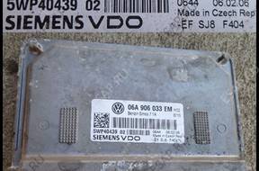 VW AUDI SEAT SKODA БЛОК УПРАВЛЕНИЯ 06A906033EM 5WP40439