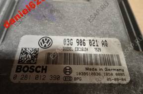 VW AUDI SEAT SKODA БЛОК УПРАВЛЕНИЯ BLS 03G906021AQ