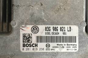 VW AUDI SEAT SKODA БЛОК УПРАВЛЕНИЯ ДВИГАТЕЛЕМ 03G906021LB