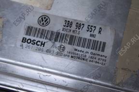 VW AUDI SEAT SKODA БЛОК УПРАВЛЕНИЯ ДВИГАТЕЛЕМ 3B0907557 год,