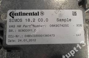 VW AUDI SKODA БЛОК УПРАВЛЕНИЯ ДВИГАТЕЛЕМ 2.0 TSI 06K907425C