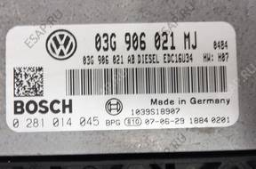 VW AUDI SKODA МОДУЛЬ БЛОК УПРАВЛЕНИЯ ДВИГАТЕЛЕМ 03G906021MJ