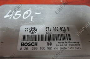 VW БЛОК УПРАВЛЕНИЯ 071906018Q ,0261206166 PASSAT  B5 2.3