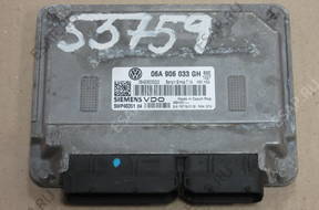 VW БЛОК УПРАВЛЕНИЯ ДВИГАТЕЛЕМ 06A906033GH 5WP40351 FA-