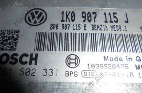 VW БЛОК УПРАВЛЕНИЯ ДВИГАТЕЛЕМ  2,0TFSI 1K0907115J